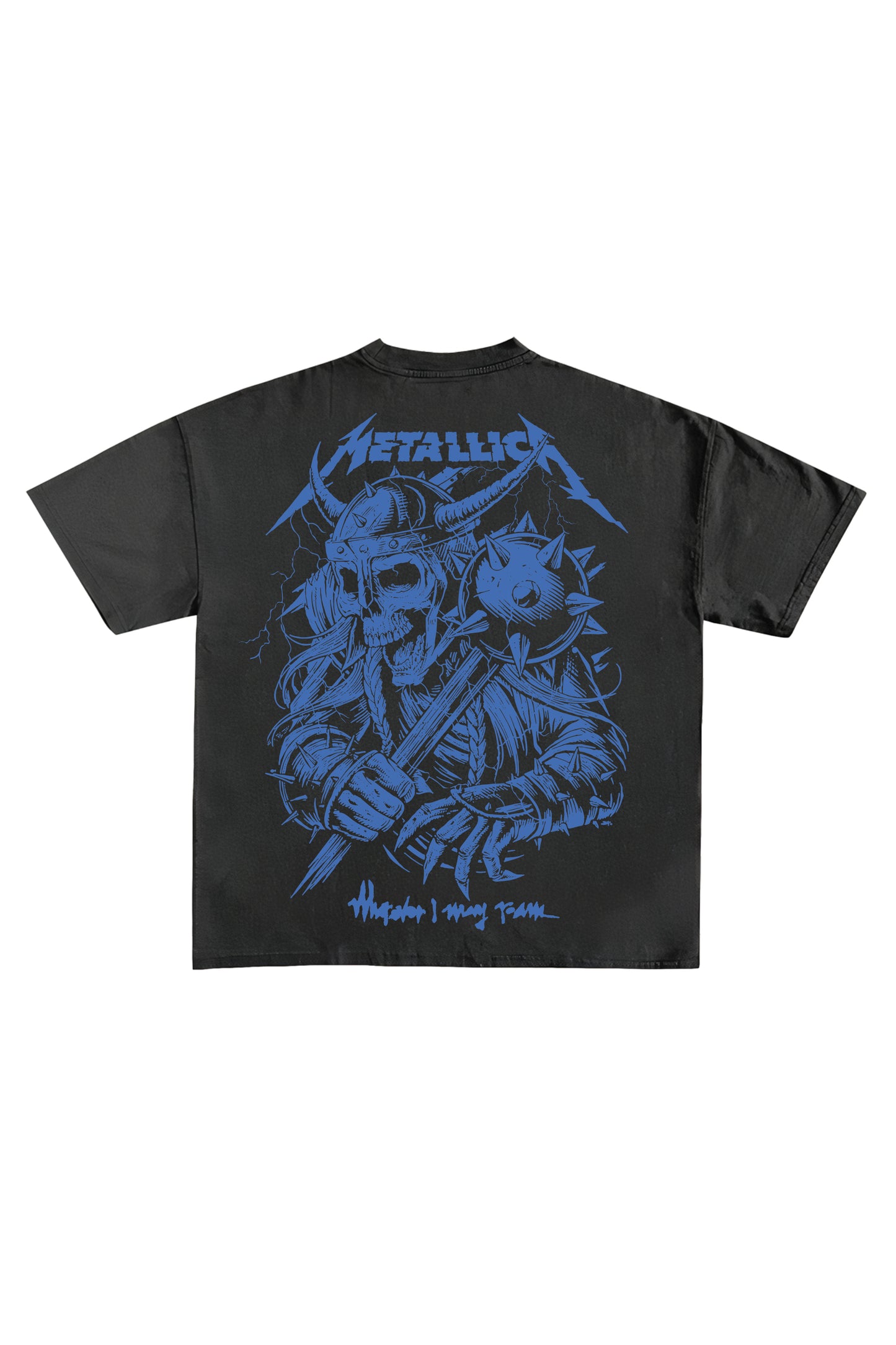 Metallica Designed Oversized T-shirt