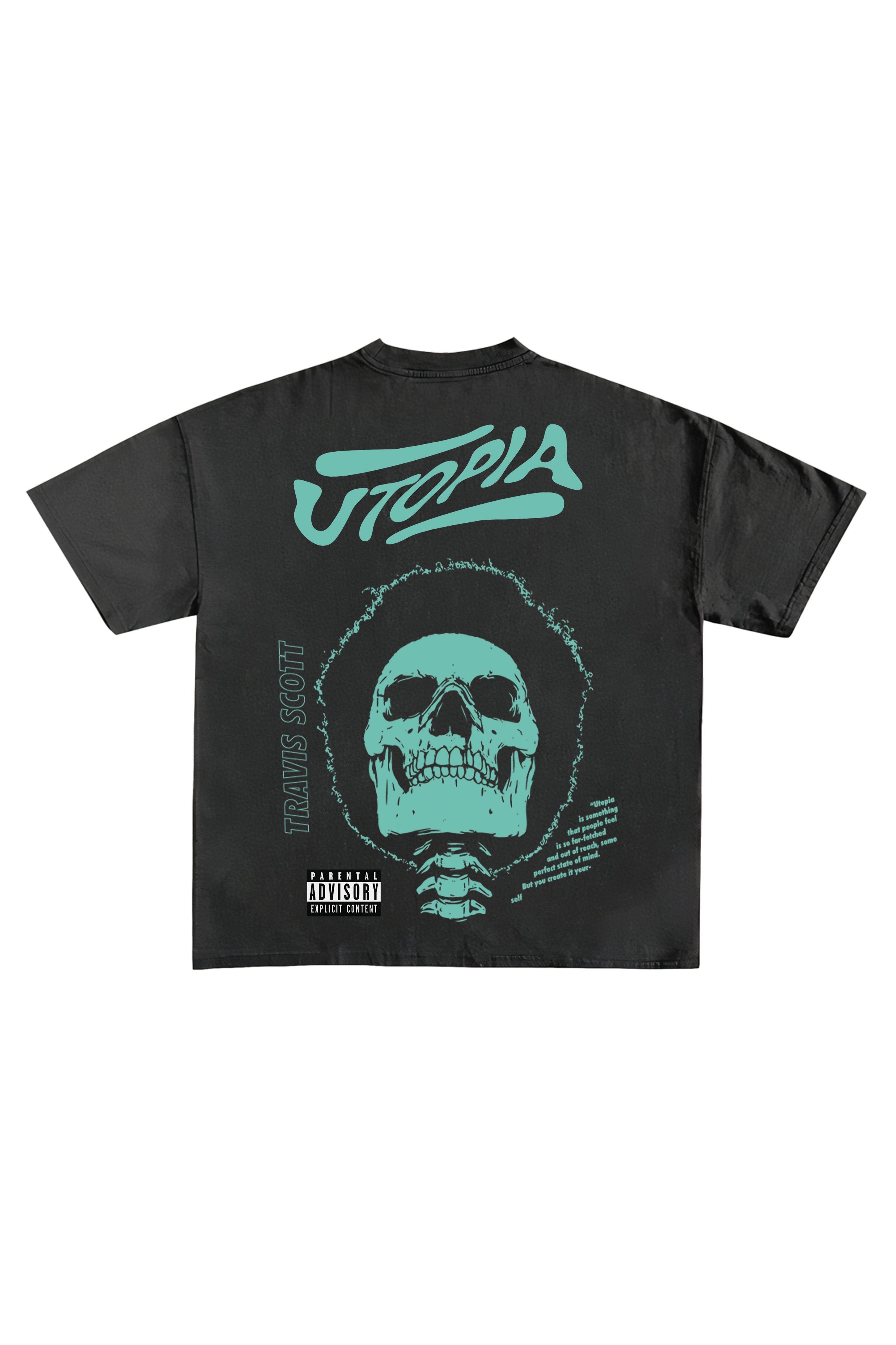 Utopia Travis Scott Designed Oversized T-shirt – Iconicmunk