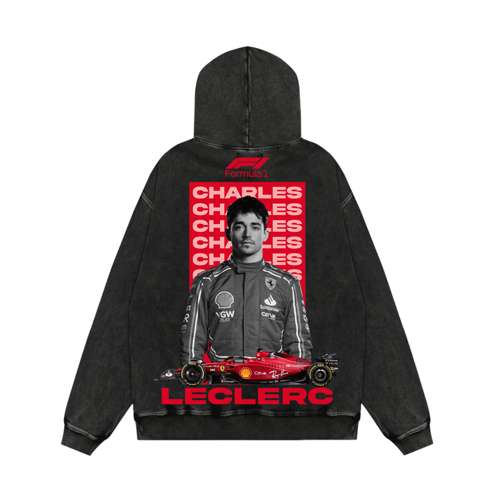 Monaco Acid Wash Oversized Hoodie