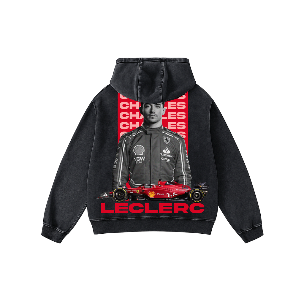 Monaco Acid Wash Oversized Hoodie