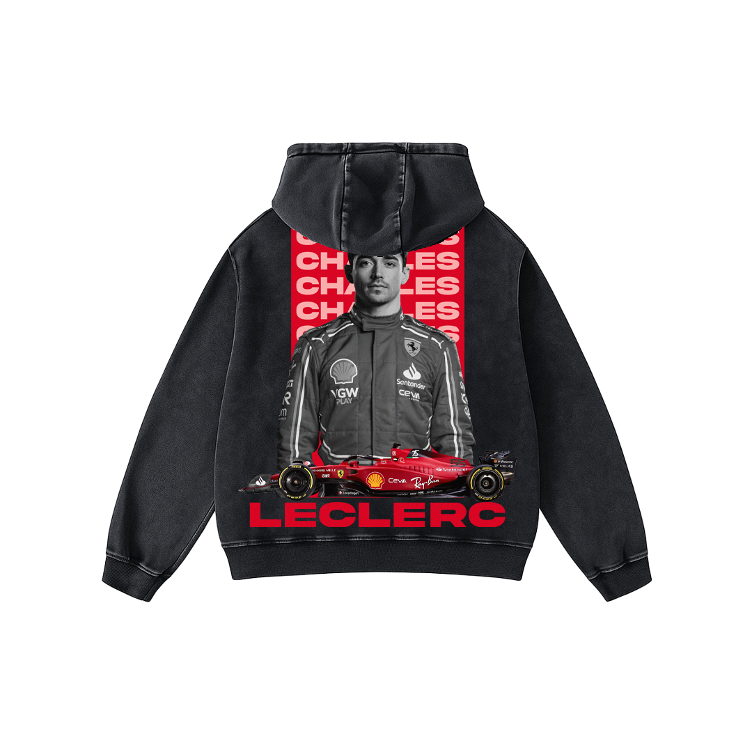 Monaco Acid Wash Oversized Hoodie