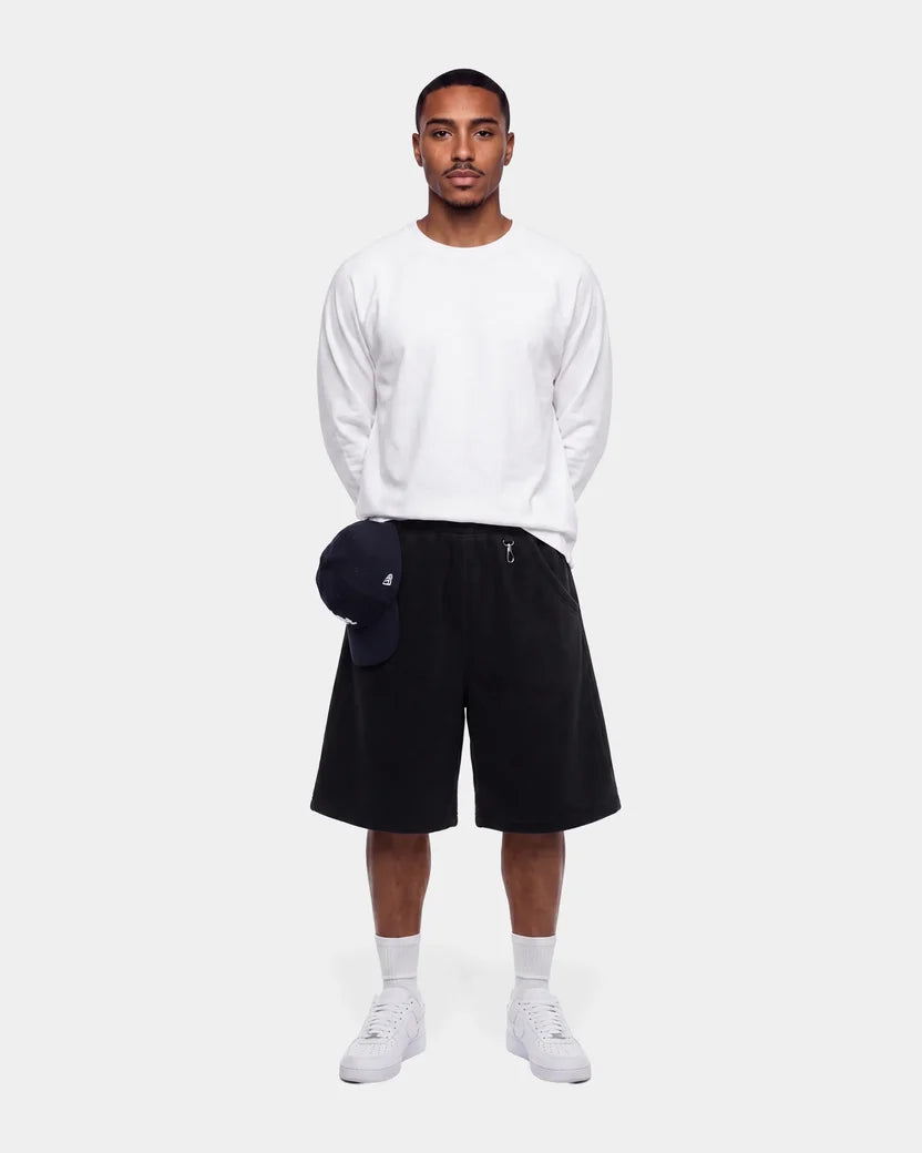 Black Pocket Sweatshorts