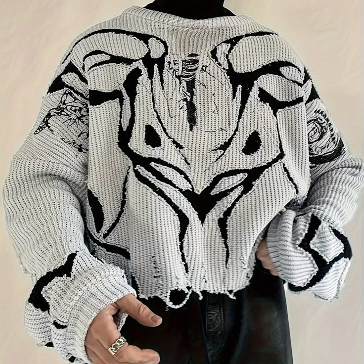 Wraither Embroided Knit Crewneck
