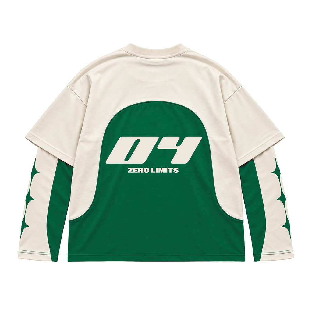 Iconic Green Fake Sleeve Tee
