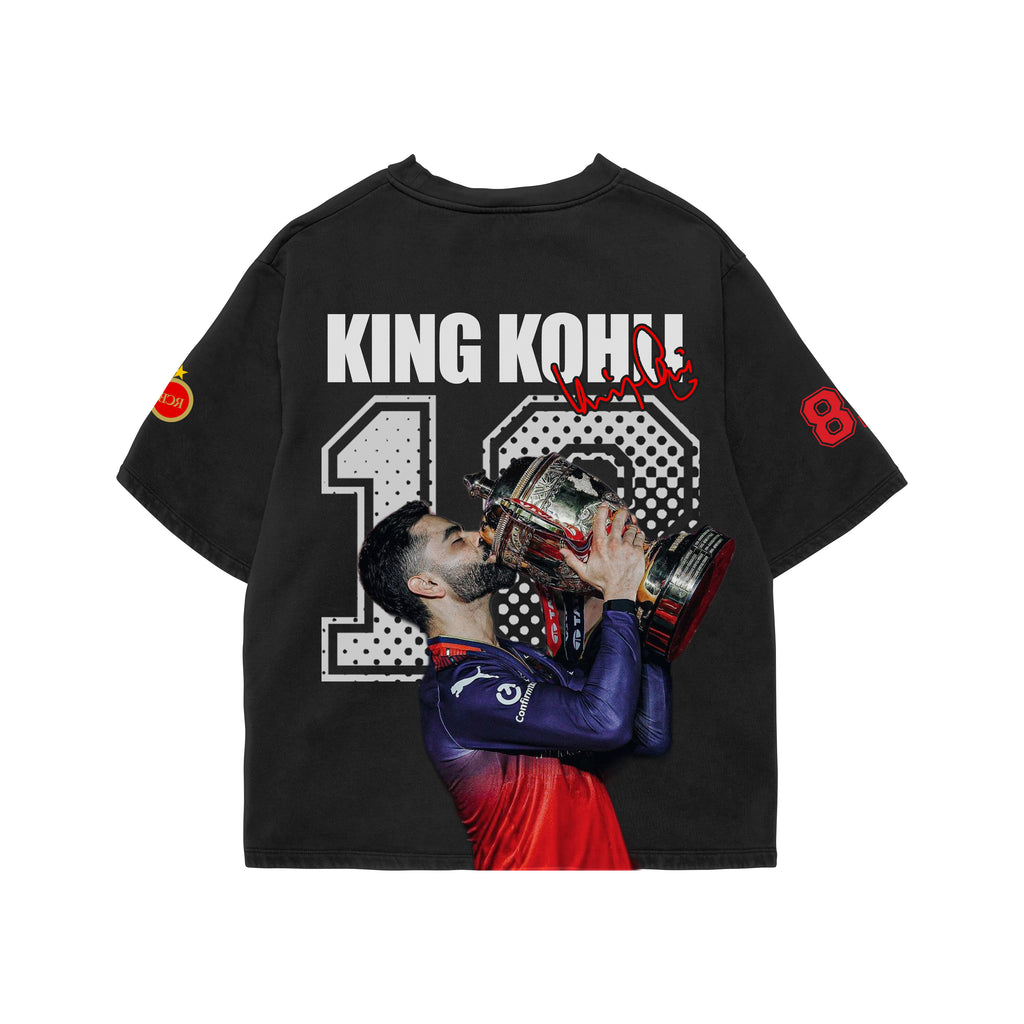 RCB King 18 Oversized Tee