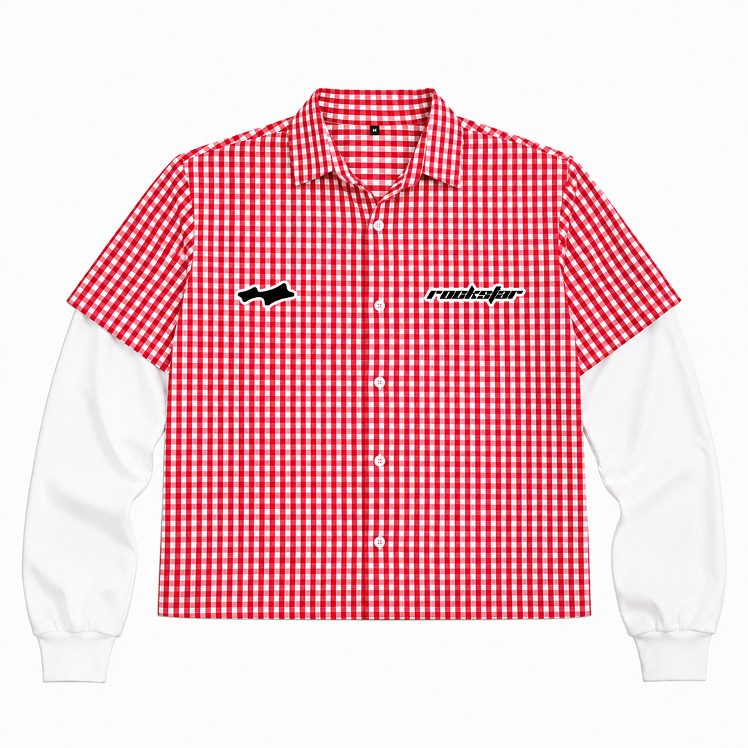 Cherry Circuit Layered Shirt