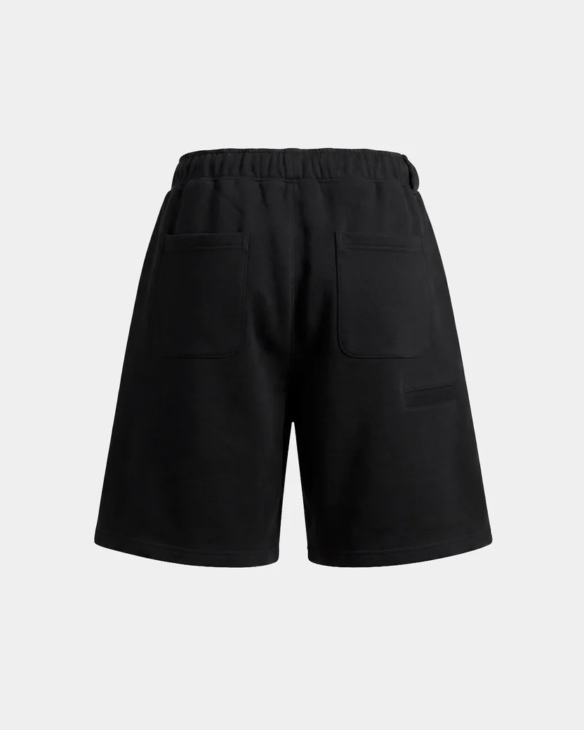 Black Pocket Sweatshorts