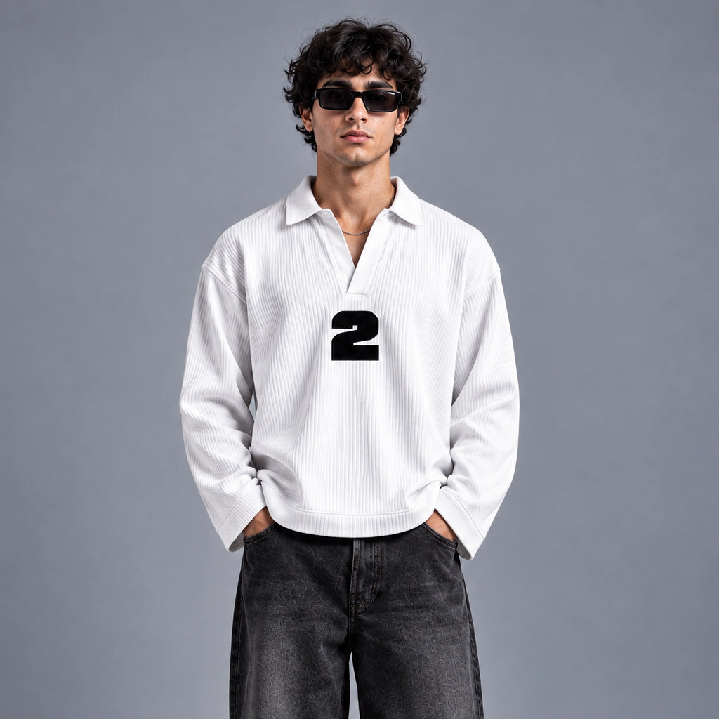 Liminal Ribbed Polo