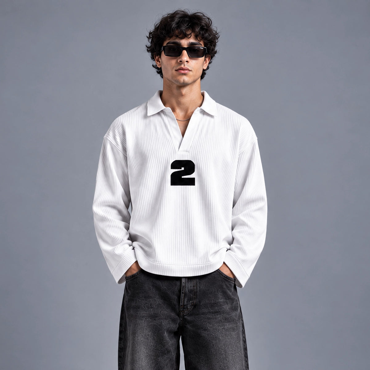 Liminal Ribbed Polo