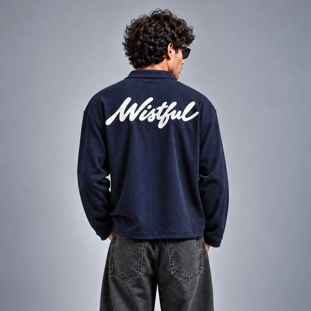 Mistful Ribbed Polo