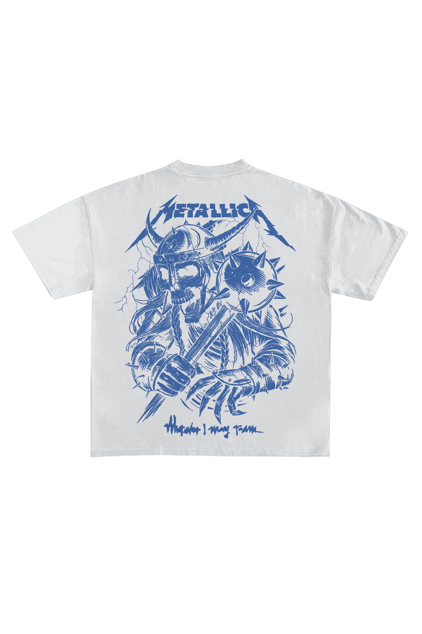 Metallica Designed Oversized T-shirt