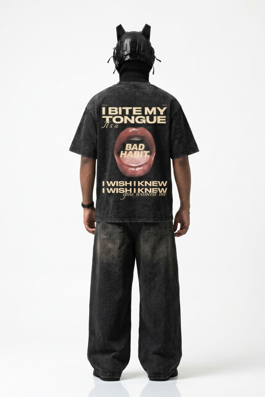 Steve Lacy Acid Wash Oversized Tee